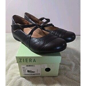Ziera Xray Chocolate Shoes 42 XW Very Lightly Used With Box